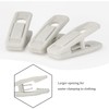 Zalizr 20 Pcs Velvet Hanger Clips, Strong Flocked Finger Clips