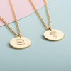 Aimber E Necklace,Initial Necklace for Women,Letter Necklace for Women(Gold,E)