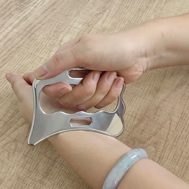 BYYDDIY SD 2 in 1 Stainless Steel GuaSha Muscle Scraper