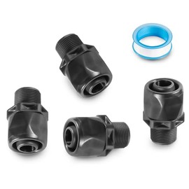 BANLIN 4 Pack R0621000 Quick Connect Fitting for Pentair LA01N Booster Pump Compatible with Polaris Replacement Hose Connector for Swimming Pool Vacuum