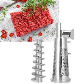 Meat Grinder Attachment for Blender, Kitchen Aid Mixer Accessories, Tomato Juicer, Spiral Shank, Filter Sleeve, Mixer Stopper for Blender
