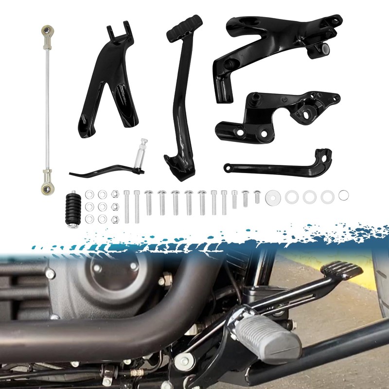 Forward Control Kit Complete Levers Linkage Fit for Harley Street