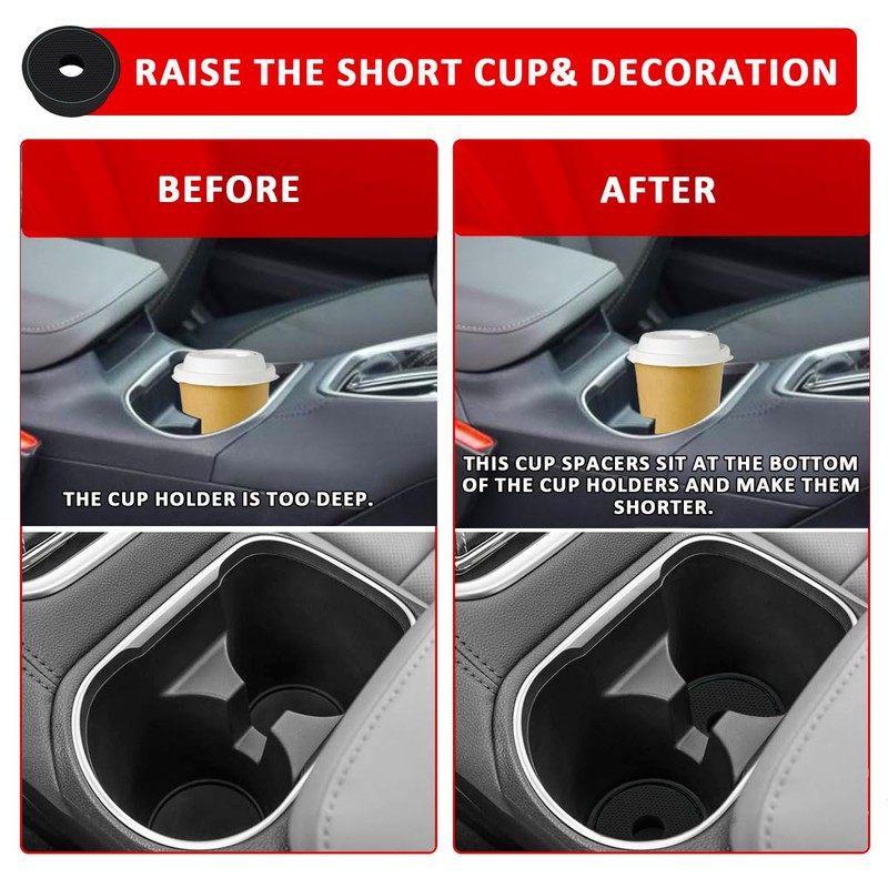 Auovo Cup Holder Spacer Replacement Fit for Subaru Outback Legacy