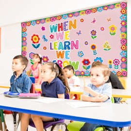 58 Spring Bulletin Boards - Floral Butterfly Plant Cutouts Spring Bulletin Board Decor Floral Bulletin Board Decor for Classroom Bulletin Boards Home Decor