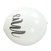 6 Pcs Balloons 36in MR MRS Letters Printed White Giant