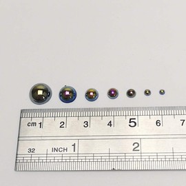 Chenkou Craft 3000PCS 1 Box Black Round Flatback Imitation Half Pearls Bead Loose Beads Gem (Black Half Ball)