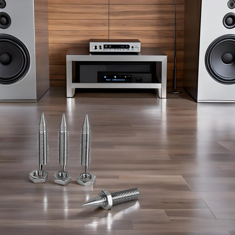 PrecisionGeek - M8 Stainless Steel Speaker Spikes L=45mm (incl. 4x