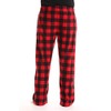 #FollowMe 45902-1A-XXL Polar Fleece Pajama Pants for Men/Sleepwear/PJs, Red Buffalo