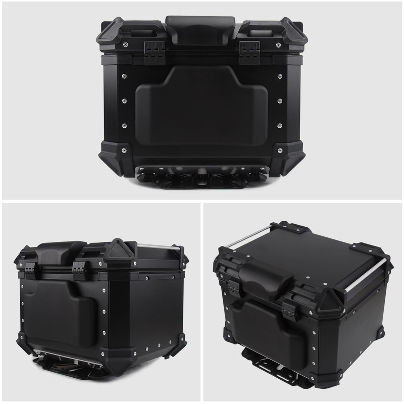 PSLER Motorcycle Top Box Back Support Cushion, Bike Back Box