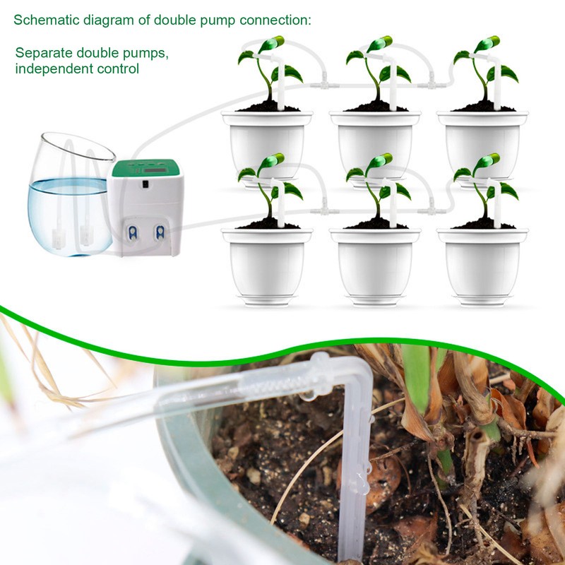 Automatic Watering System USB Intelligent Garden Irrigation Watering Timer 100‑240V