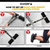BEAR GRIP Adjustable Hamstring Curl Strap with Kneeling Mat for