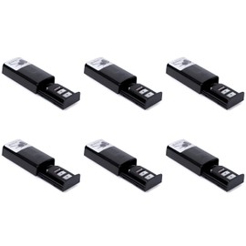 WYZworks 6 Pack XL Magnetic Key Hider, Outdoor Hidden Storage Compartment for Car, RV, Boat, Home, Airbnb, and Emergency Key Fobs