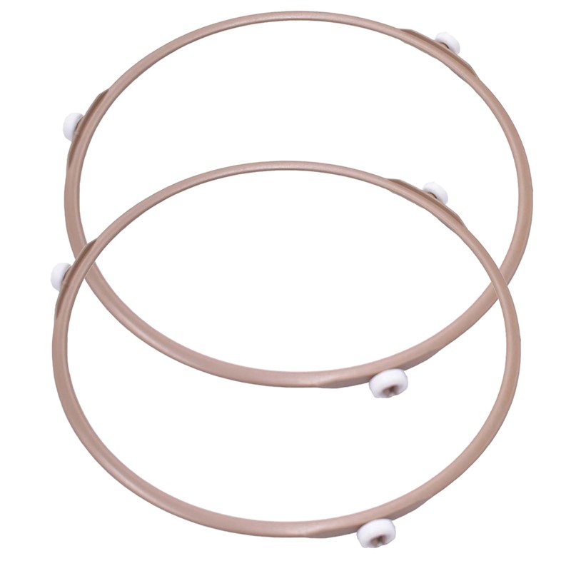 2 Pack 7 Inch Microwave Turntable Ring Microwave Roller Ring,