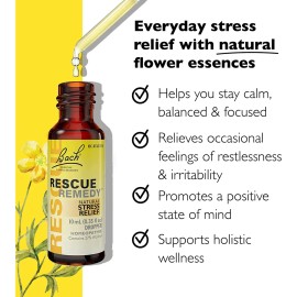 Remedio Rescate Dropper Bach Natural Aliviar