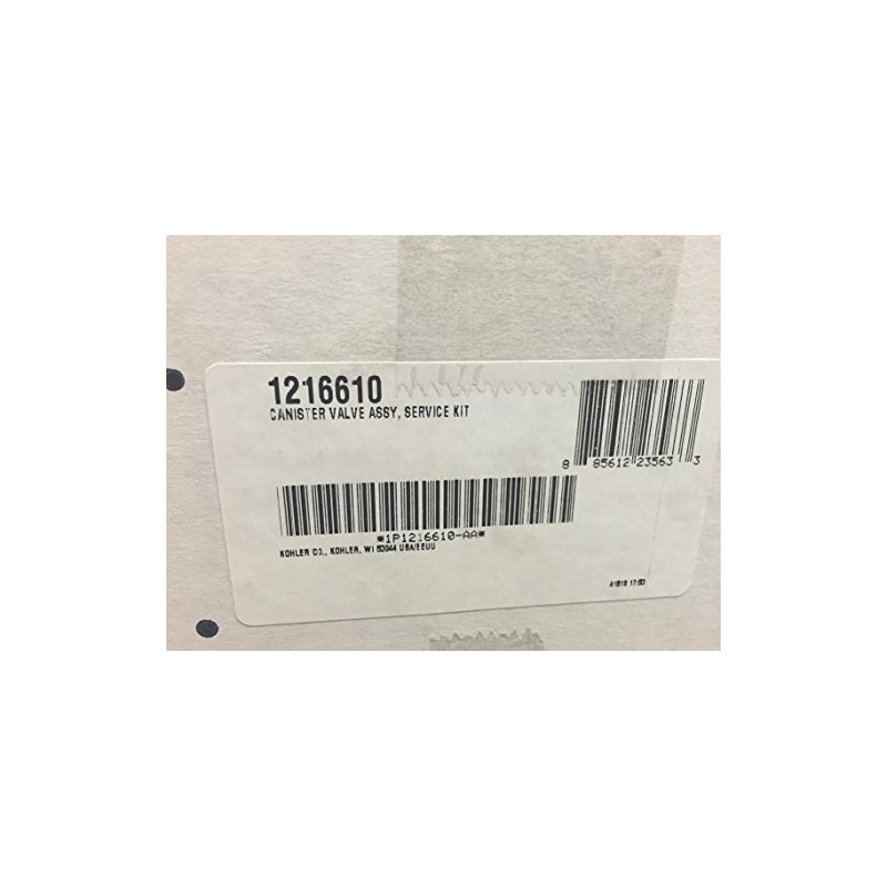 KOHLER GENUINE PART 1216610 CANISTER VALVE ASSEMBLY, SERVICE KIT