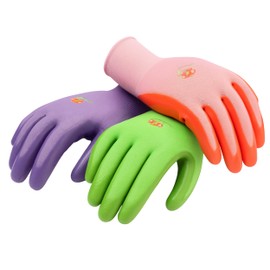 12 PAIRS Women Gardening Gloves with Micro Foam Coating - Garden Gloves Texture Grip - Women’s Work Glove - Working Gloves For Weeding, Digging, Raking and Pruning, Medium