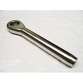 Stainless Steel Swage Eye Terminal 6MM (Wire Rope Cable Rigging)