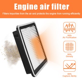 XTHZLP Air Filter 16546-AA090 Compatible with Subaru - Impreza(2008-2016), Forester(2009-2018), Tribeca(2008-2014),Outback(2005-2019), Legacy(2005-2019),WRX(2013-2021), Tribeca(2008-2014)