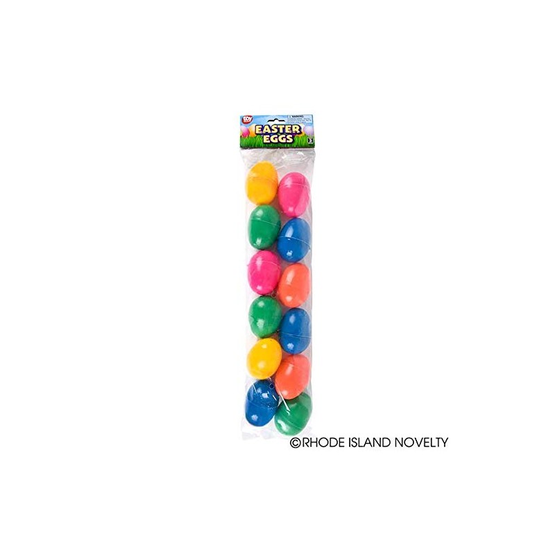 Rhode Island Novelty Easter Eggs Bght Plastic Egg Assortment 144