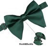 Alizeal Men's Pre-Tied Bow Tie Classic Plain for Wedding Party