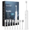 Generic Cepillo de dientes eléctrico sónico con 180 días de