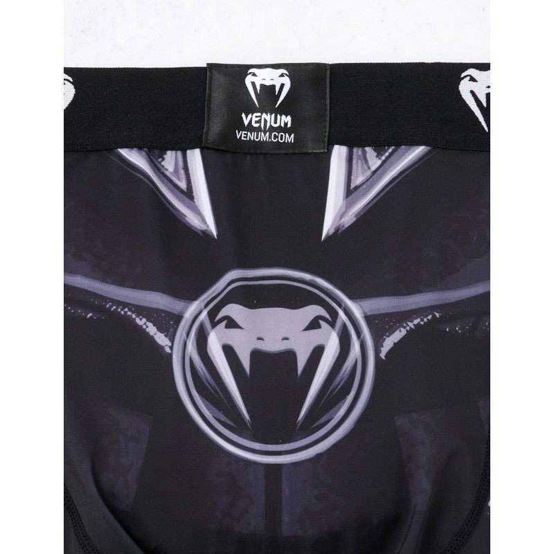 Venum Men's Gladiator 3.0 Vale Tudo Shorts XL, Black/White, X-Large