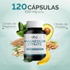 Citrato de Magnesio Puro | 120 Capsulas 630 mg |