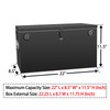 Peastorm Trailer RV Marine Battery Box - 12V Waterproof Steel