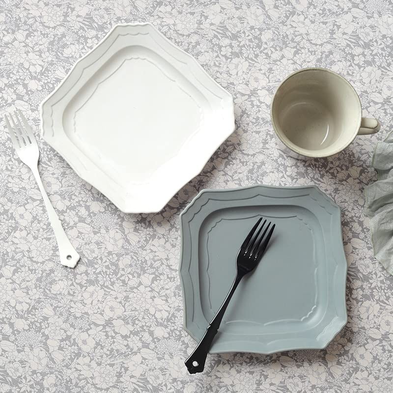 EAST table Square Plate, 7.1 inches (18 cm), Classic Matte