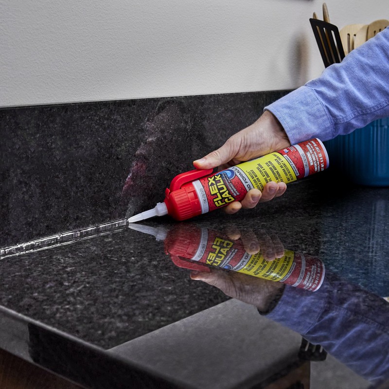 Flex Caulk, Calafateo Híbrido de Alto Rendimiento, Impermeable y resistente
