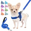 Lukovee Dog Harness and Leash Set, Soft Padded Small Dog