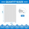 XISOCO 6PCS 4' x 2' x 0.24'' Polycarbonate Greenhouse Panels,