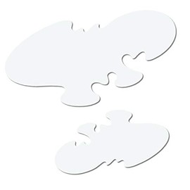 Airbrush Stencil Set for Fire and Flames 2 Pieces - Flames Tattoo and Graffiti Stencil Template