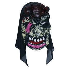 Zombie Rubber Face Mask Pink Eye Slime