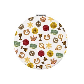 CHOORO TV Show Inspired Makeup Mirror Gift TV Show Lover Pocket Mirror Gift (TV Show M)