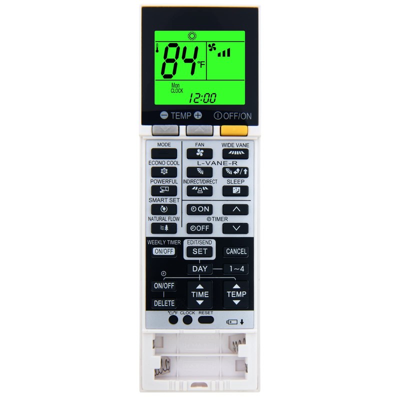 RCECAOSHAN Replacement for Mitsubishi Electric AC Air Conditioner Remote Control