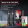 Rechargeable Flashlights 2 Pack, RECHOO High Lumens LED Tactical Flashlight
