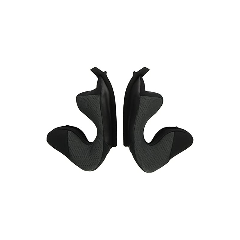 Aussie Kabuto 578060 EXCEED Cheek Pad Set, Dark Gray, M/XL