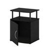 Furinno Jaya End Table, One, Black Wood