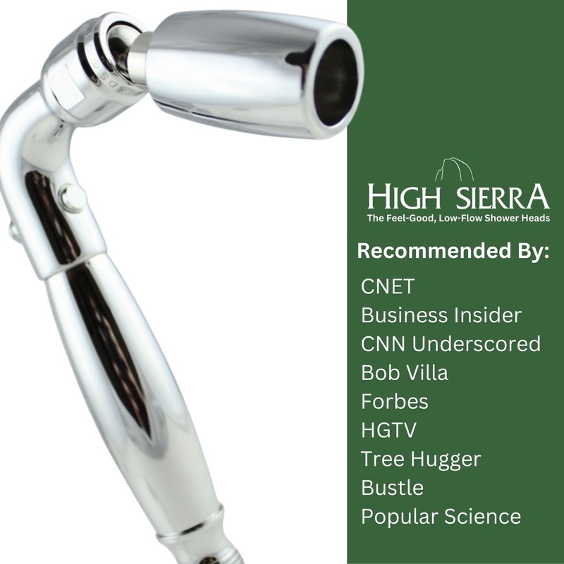 High Sierra Showerheads® - Solid Metal Handheld Shower Head with