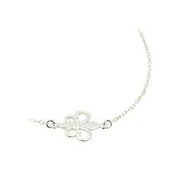 apop nyc 925 Sterling Silver Fleur de Lis Bracelet 7 inch [Jewelry]