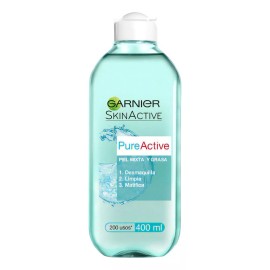 Garnier Agua Micelar Garnier Skin Active Pure Active Piel Mixta Y Grasa 400ml