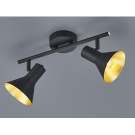 Reality Leuchten R80162002 Spotlight Metal Black / Gold
