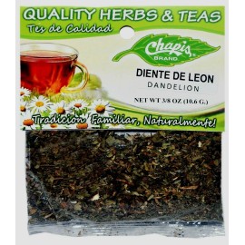 CHAPIS HIERBAS HERBS DIENTE DE LEON Net Wt. 3/8 oz. (10.6 g) 3, 6, 12 Packs - 6 PACKS