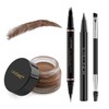 Eyebrow Pencil Makeup Kit, with Waterproof 2-IN-1 Microblading Eyebrow Pen,
