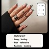 INKPOPO 3 Sheets Finger Semi Permanent Temporary Tattoos for Women