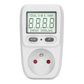 Smart Power Socket Electricity Usage Monitor Digital Display Watt Consumption Tester FR Plug