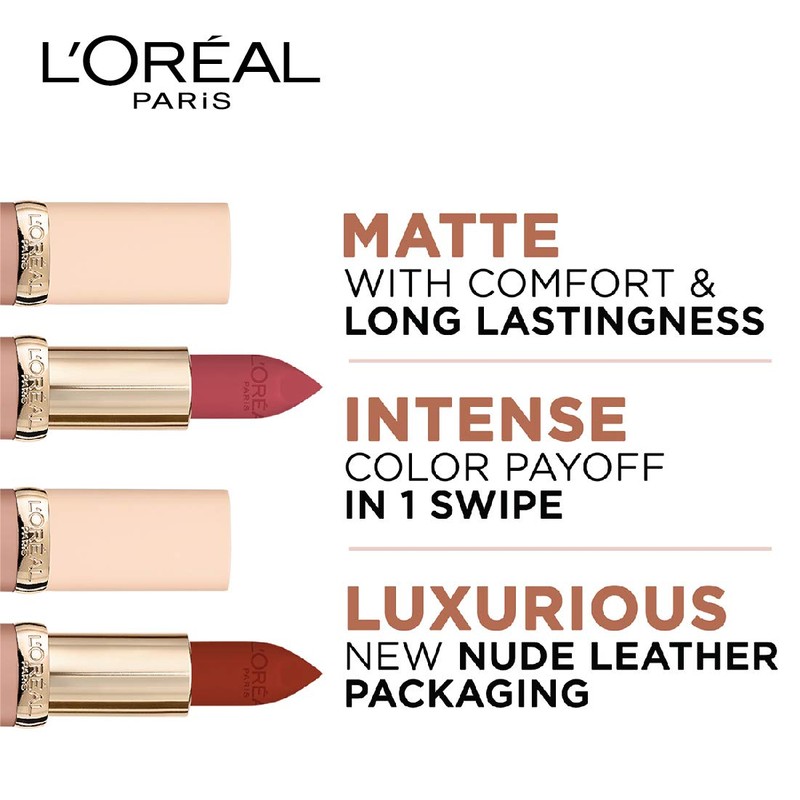 L'Oreal Paris Lip Colorish Moist Mat N Freeza Nude Collection