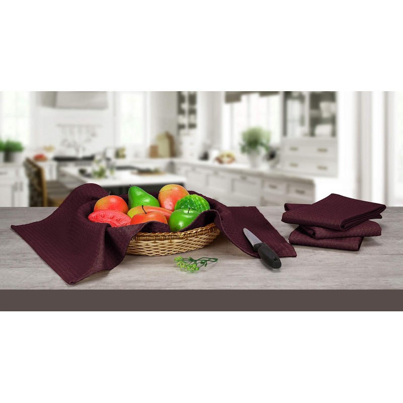 Native Fab - Toalla de cocina de algodón con lazo