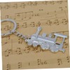 TEHAUX Metal Locomotive Train Keychain Pendant Sturdy and Fashionable Keyring